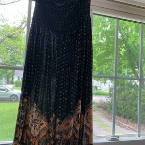 Strapless summer dress